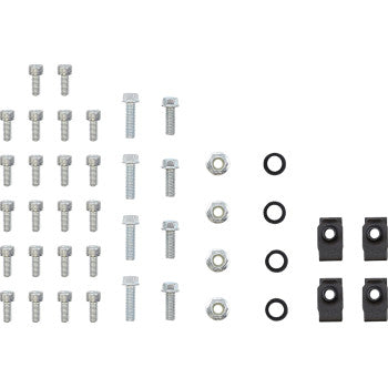 Moose Offroad Billet Radiator Guards Billet Radiator Guards - Silver - Honda