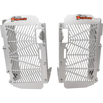 Moose Offroad Radiator Braces Radiator Braces - Silver- Yamaha