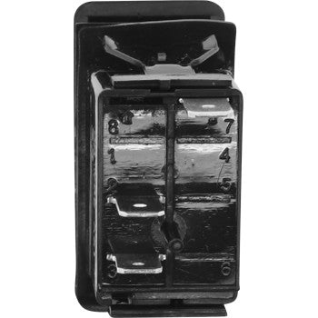 Moose Offroad Rocker Switch Rocker Switch - Lighted Whip - Red