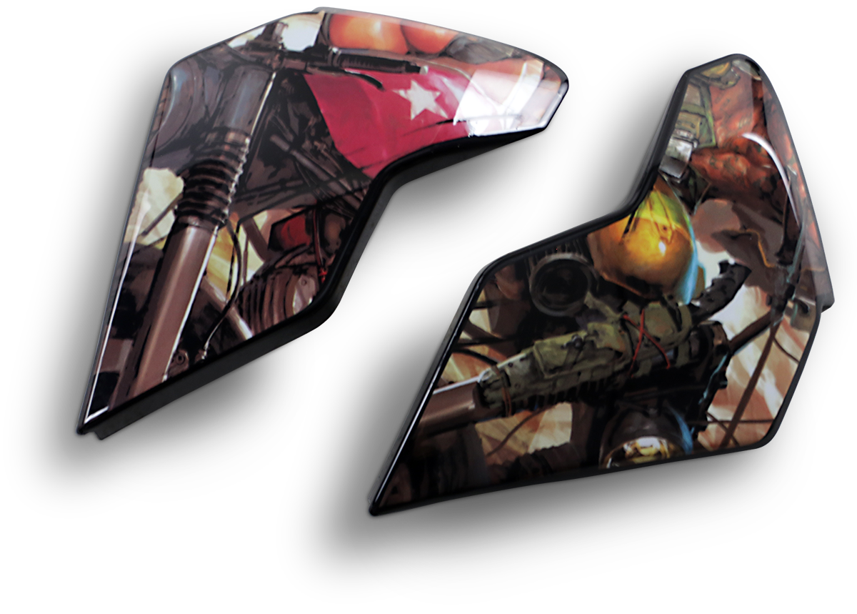 Icon Airflite™ Helmet Side Plates Pleasuredome – Performance Moto Parts