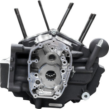 S&S Cycle Crankcase - MK-Series "B" - Black - M8 Softail
