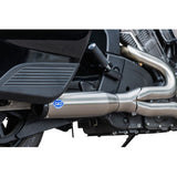 S&S Cycle 2-into-1 Qualifier Exhaust System - 50-State - Brushed - Stainless Steel