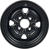 Moose Offroad Steel Wheel Steel Wheel - Black - 12x7 - 4/110 - 4+3