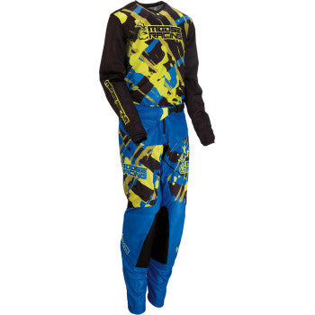 Moose Offroad Youth Agroid Pants Youth Agroid Pants - Blue/Hi Vis