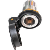 Tecmate OptiMate™ Panel Mount DIN Socket - Panel Mount - Flip Cap