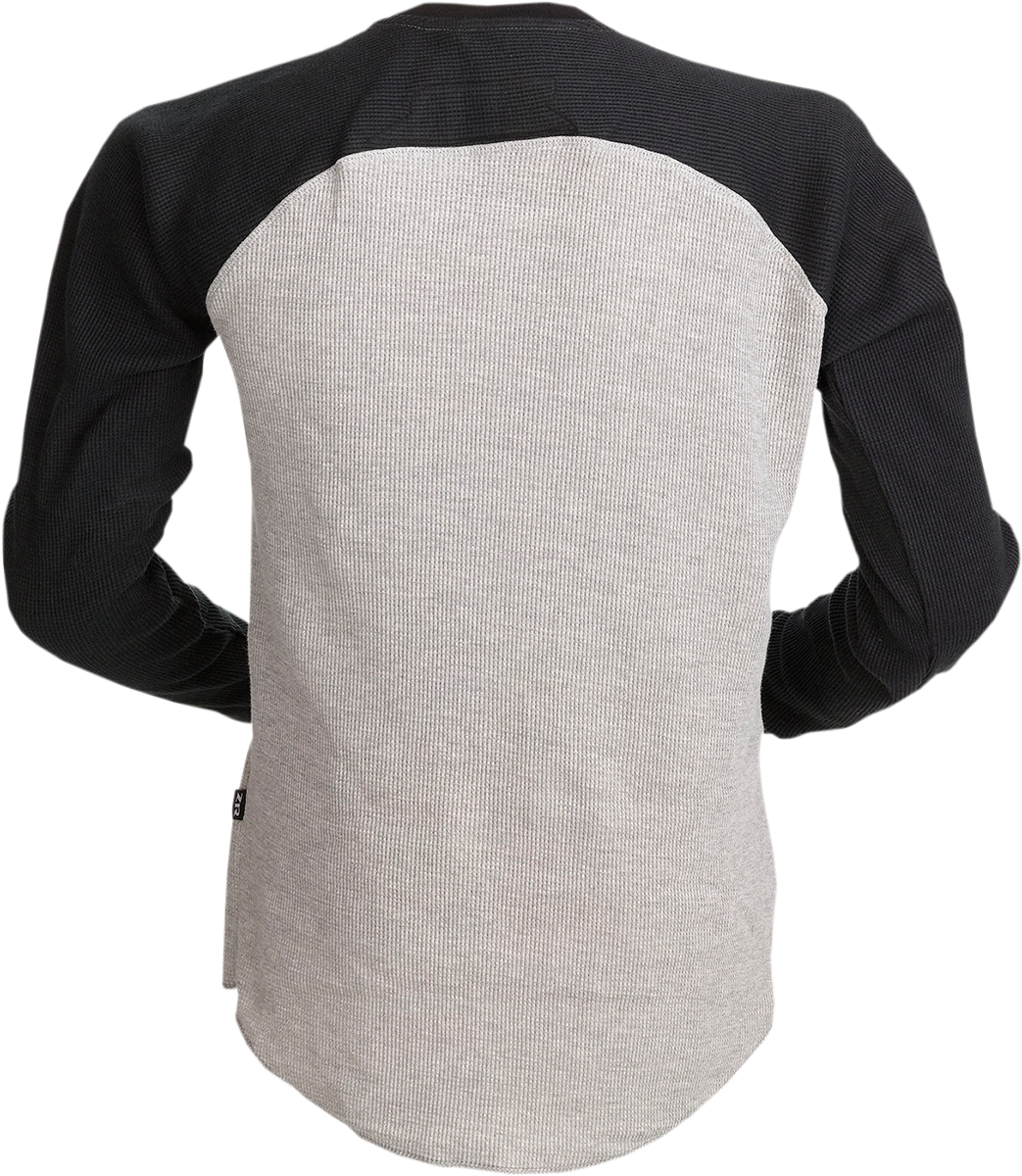 Waffle Long-Sleeve Knit Shirt