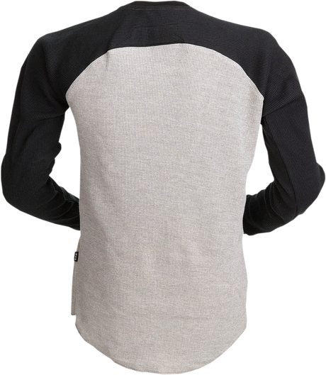 Waffle Long-Sleeve Knit Shirt