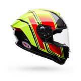 Bell Race Star DLX Flex Yellow Grid Helmet
