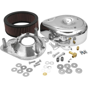 S&S Cycle Teardrop Air Cleaner Kit - Chrome