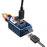 Tecmate OptiMate™ USB Charger - 180° BIKE Plug - USB-A/USB-C