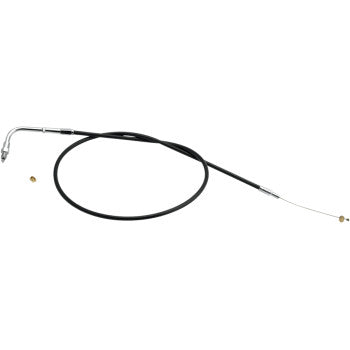 S&S Cycle Black Vinyl Idle Cable - 42" - Black