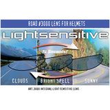 Pro Grip No-Fog Helmet 3000 Shield Clear Insert Lens