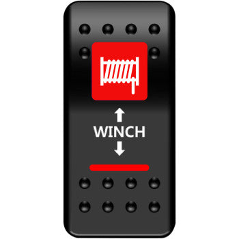 Moose Offroad Rocker Switch Rocker Switch -Winch - Red