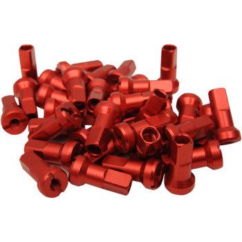 Moose Offroad MX1 Billet Spoke Nipples - Red - 9 Gauge - Set