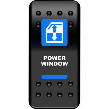 Moose Offroad Rocker Switch Rocker Switch - Power Window - Blue