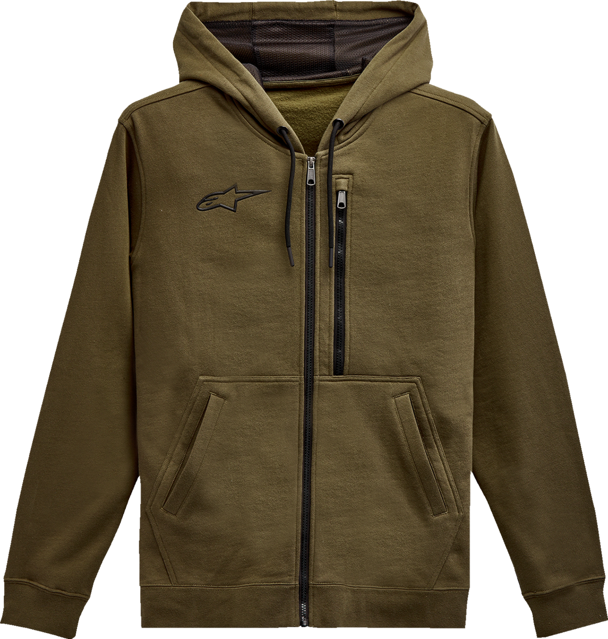Asymmetrical Zip-up Hoodie