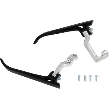 Moose Offroad Aluminum Open Ended Moto Roost Deflector Mounting Kit Aluminum Open Ended Moto Roost Deflector Mounting Kit - Black - KX 450