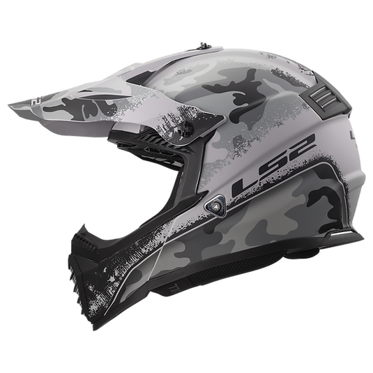 LS2 CARBINE - MATTE TONAL GRAY/BLACK - Gate Youth Helmet