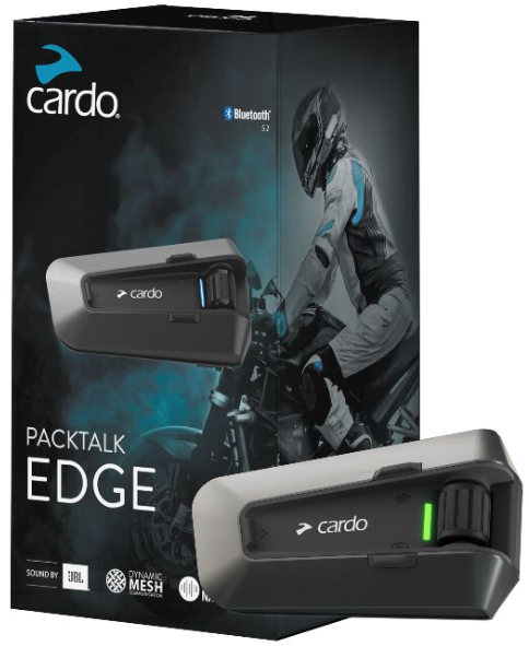 CARDO PACKTALK EDGE BLUETOOTH HEADSET SINGLE