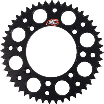 RENTHAL Rear Aluminum Sprocket - 48 Tooth - Black - Gas Gas/Husqvarna/KTM