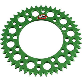 RENTHAL Ultralight Rear Sprocket - 48 Tooth - Green - Kawasaki/Suzuki