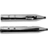 S&S Cycle 4-1/2" MK45 Performance Mufflers - Chrome with Chrome Tracer