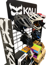 Bicycle Helmet Rolling Rack Display