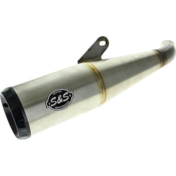 S&S Cycle Grand National Slip-On Muffler - Brushed Stainless Steel - X™500