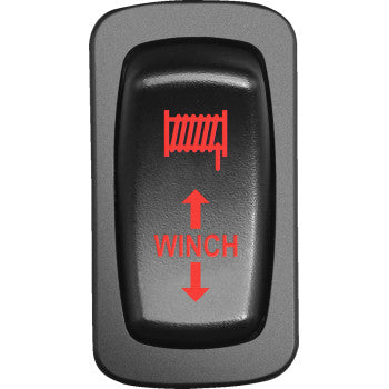 Moose Offroad Low-Profile Switch Switch - Winch - Red