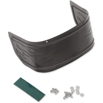 Front Fender Skirt — Flame