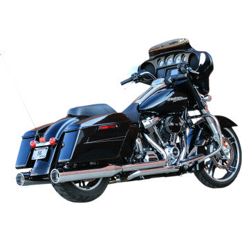 S&S Cycle El Dorado Dual Exhaust System - Chrome - Chrome Tracer