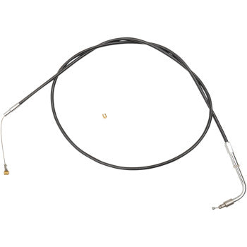 S&S Cycle Black Vinyl Idle Cable - 48" - Black