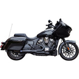S&S Cycle 2-into-1 Qualifier Exhaust System - 50-State - Black - Stainless Steel
