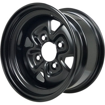 Moose Offroad Steel Wheel Steel Wheel - Black - 12x7 - 4/110 - 4+3
