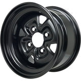 Moose Offroad Steel Wheel Steel Wheel - Black - 12x7 - 4/110 - 4+3