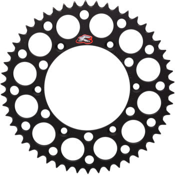RENTHAL Ultralight Rear Sprocket - 50 Tooth - Black - Suzuki