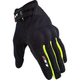 LS2 DART II - BLACK HV YLW - Men's Touring Glove