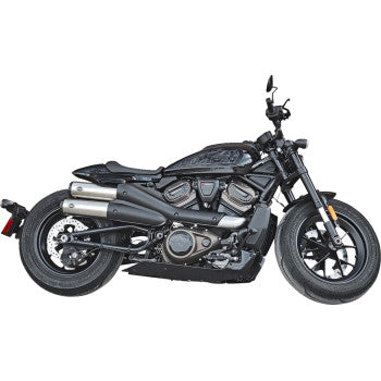S&S Cycle Grand National Slip-On Mufflers - Stainless Steel - Sportster S