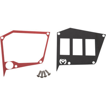 Moose Offroad Dash Plate for RZR Dash Plate - Red