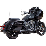 S&S Cycle 2-into-1 Qualifier Exhaust System - Race Only - Black - Stainless Steel