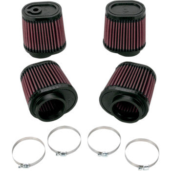 K & N Clamp-On Air Filters - Yamaha