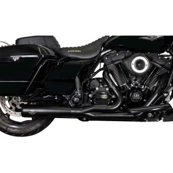 S&S Cycle 2-into-1 Diamondback Exhaust System - Guardian Black - Race Only