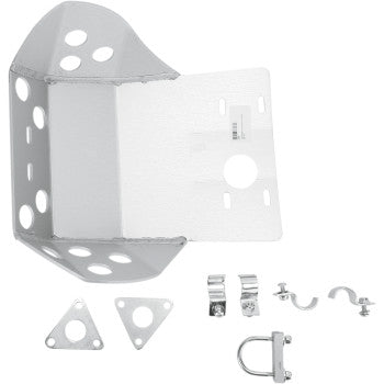 Moose Offroad Aluminum Skid Plate — Skid Plate Skid Plate - Silver - Kawasaki - KLR 650