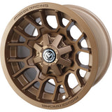 Moose Offroad 24X Wheel - Front - Bronze - 12x7 - 4/136 - 4+3