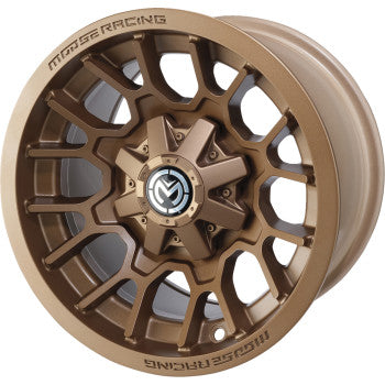Moose Offroad 24X Wheel Wheel - 24X - Front - Bronze - 12x7 - 4/110 - 4+3