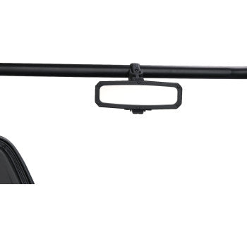 Moose Offroad UTV Mirror with LED Dome Light Mirror - Rear View w/LED Dome Light - Black - UTV