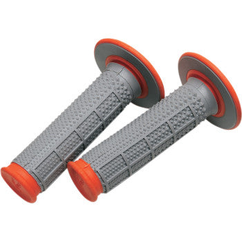 RENTHAL Tapered Dual-Compound Grips - Orange