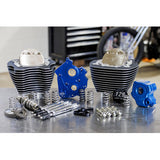 S&S Cycle 129" Power Package Engine Performance Kit - Gear Drive - Oil Cooled - Highlighted Fins - M8