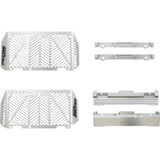 Moose Offroad Billet Radiator Guards Billet Radiator Guards - Silver - Yamaha