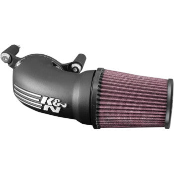 K & N Aircharger® Intake System with Cast Aluminum Intake Tube - Satin Black